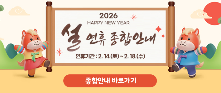  설 연휴 종합안내 